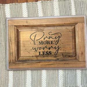 Inspirational Wall Art. Made On Ambrosia Maple